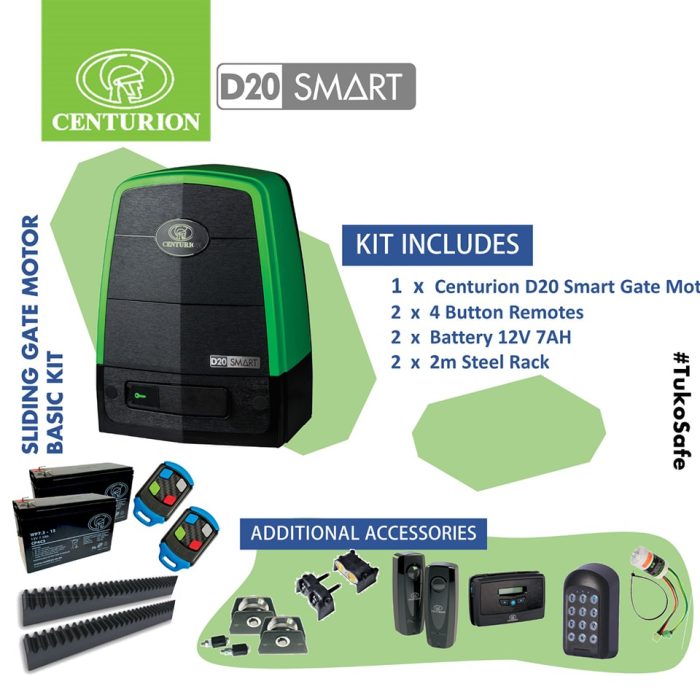 Centurion Gate Motor D20 SMART sliding gate motor for heavy gates (South African) - Image 2