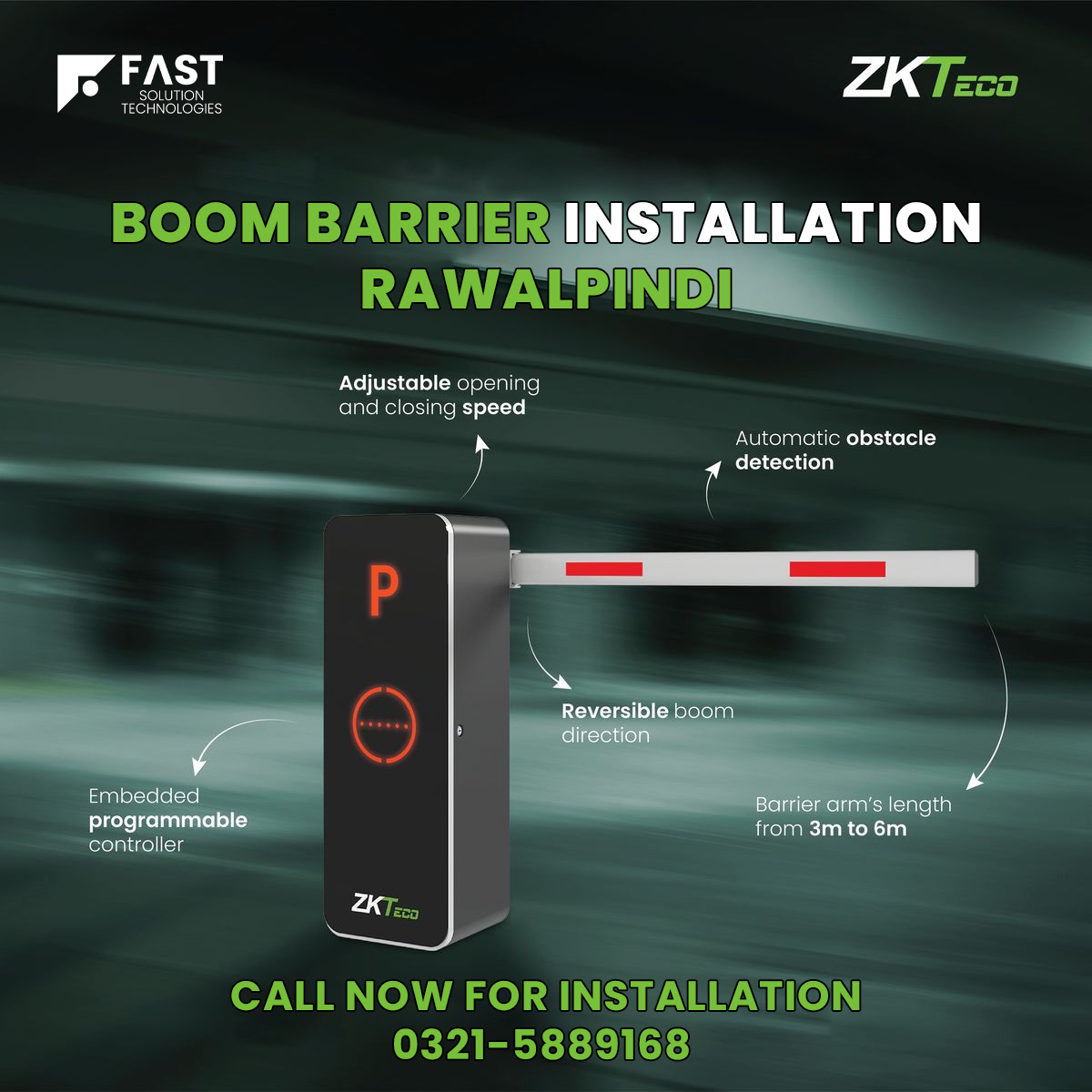 Boom Barrier Installation in Rawalpindi