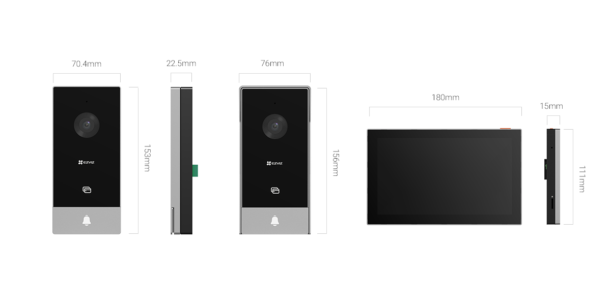 f166486f735b2ea5ca64003eea756be2.png EZVIZ HP5 Smart Home Video Door Phone - Image 1
