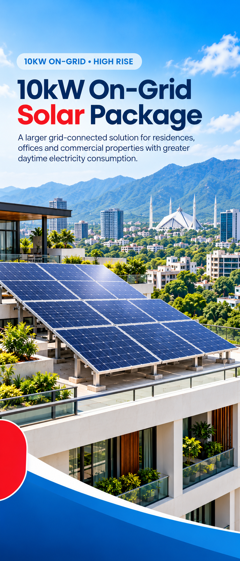 10kW On Grid Solar Installation Islamabad Rawalpindi