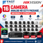 HIKVISION 16 CAMERA ANALOG HD CCTV CAMERAS PACKAGE