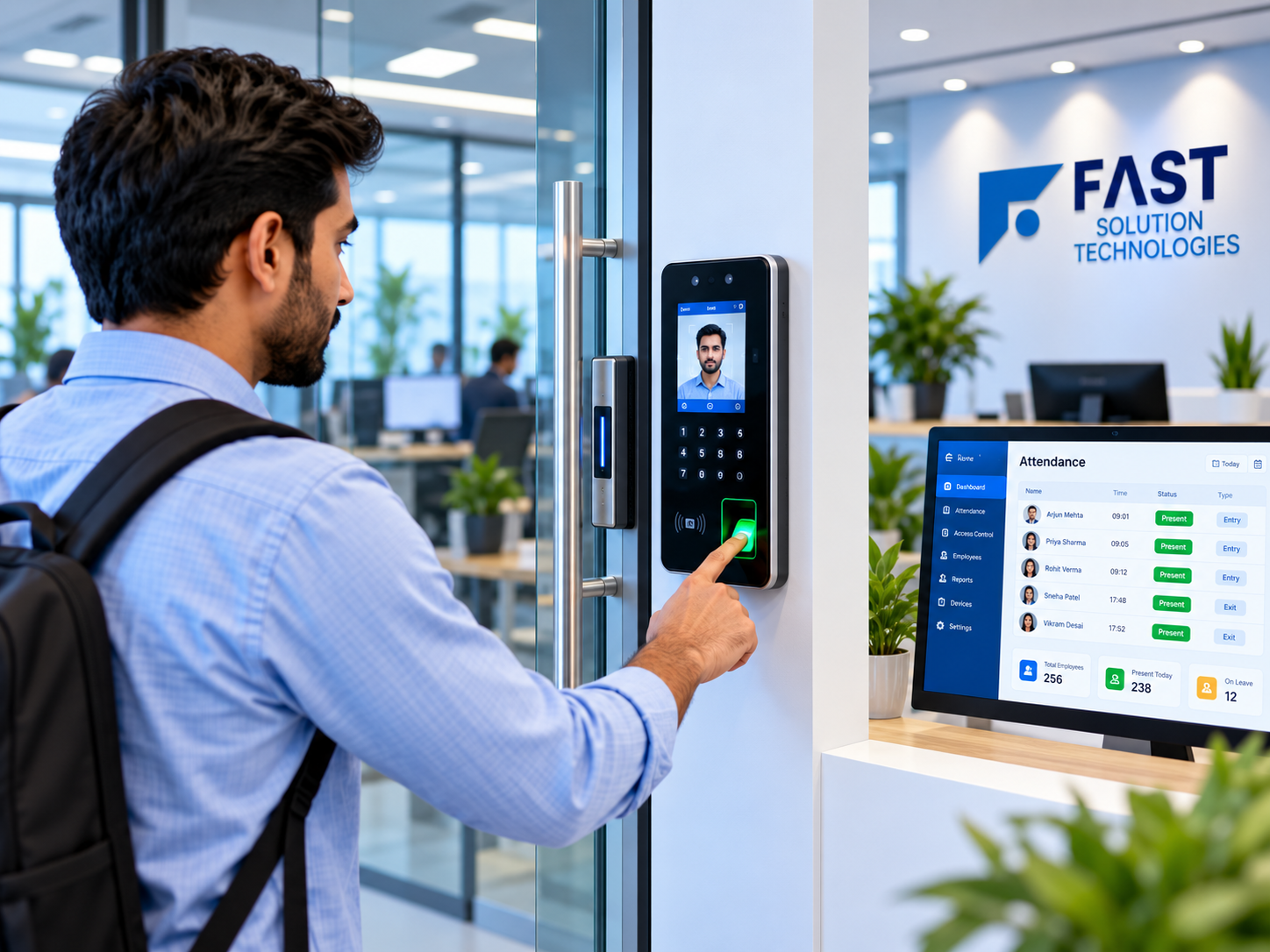 Integrated Biometric Access Control System