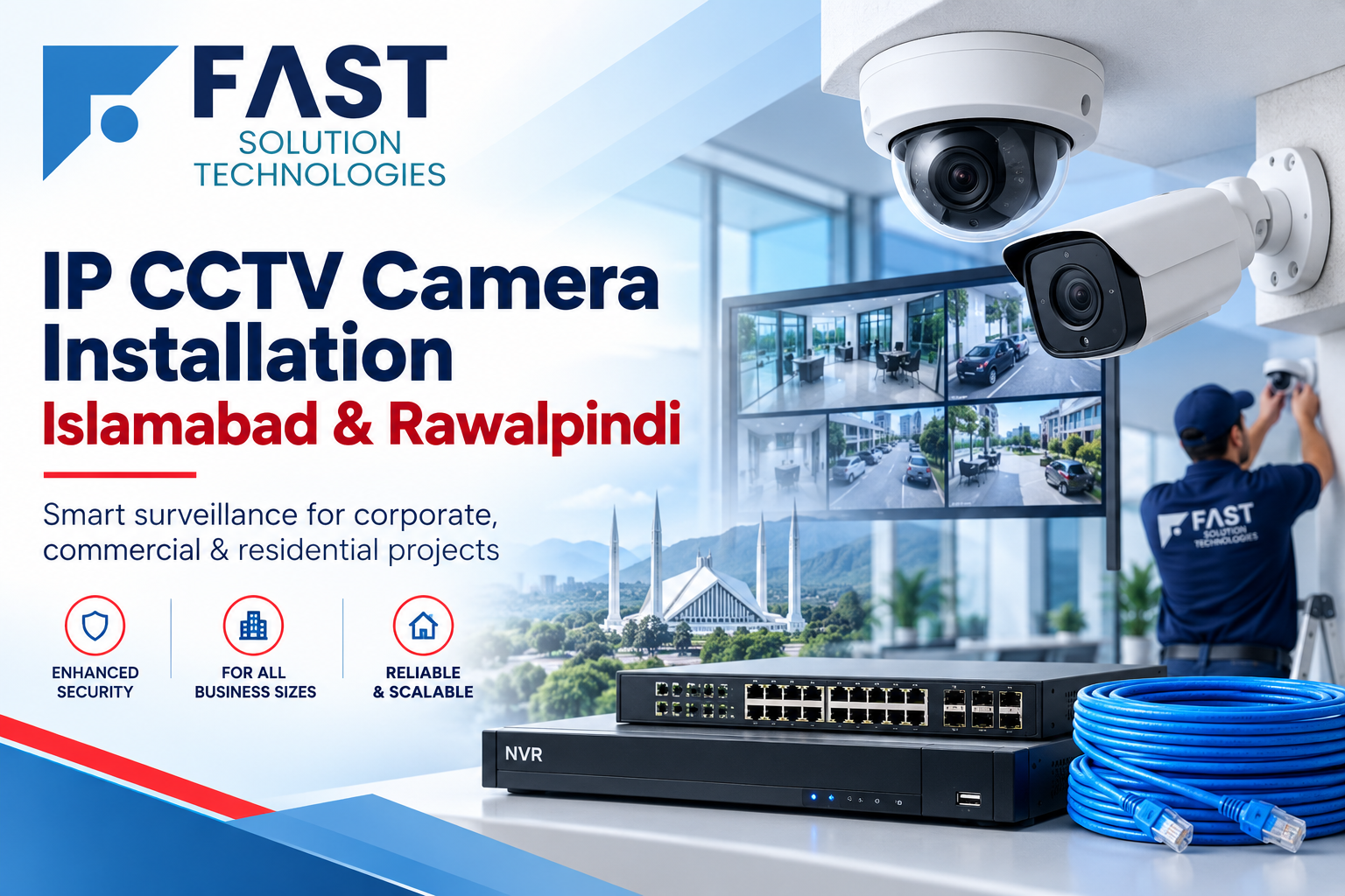 IP CCTV Camera Installation Islamabad Rawalpindi