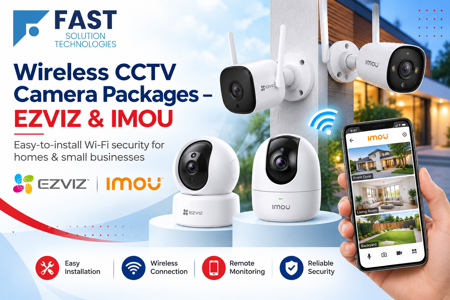 Wireless CCTV Camera Packages EZVIZ IMOU Islamabad Rawalpindi