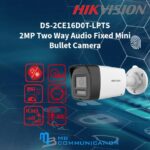 Hikvision DS-2CE16D0T-LPTS 3.6MM 2MP Two Way Audio Bullet Camera