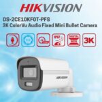 Hikvision DS-2CE10KF0T-PFS 3K 5MP COLOR+MIC Bullet