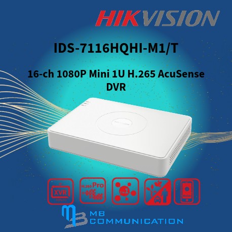fst-0243-hikvision-ds-7116hqhi-m1-t Hikvision DS-7116HQHI-M1/T 5MP DVR Two Way Talk - Image 1