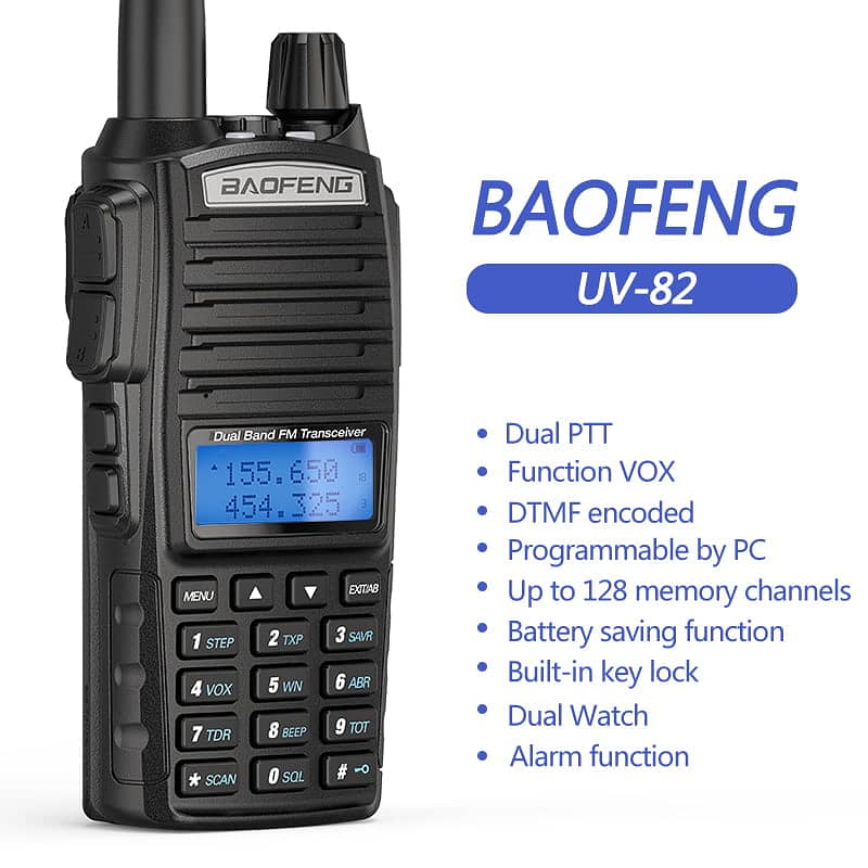 fst-60221-baofeng-uv-82-walkie-talkie-8w-single-set Baofeng UV-82 Walkie Talkie 8W Single Set - Image 1